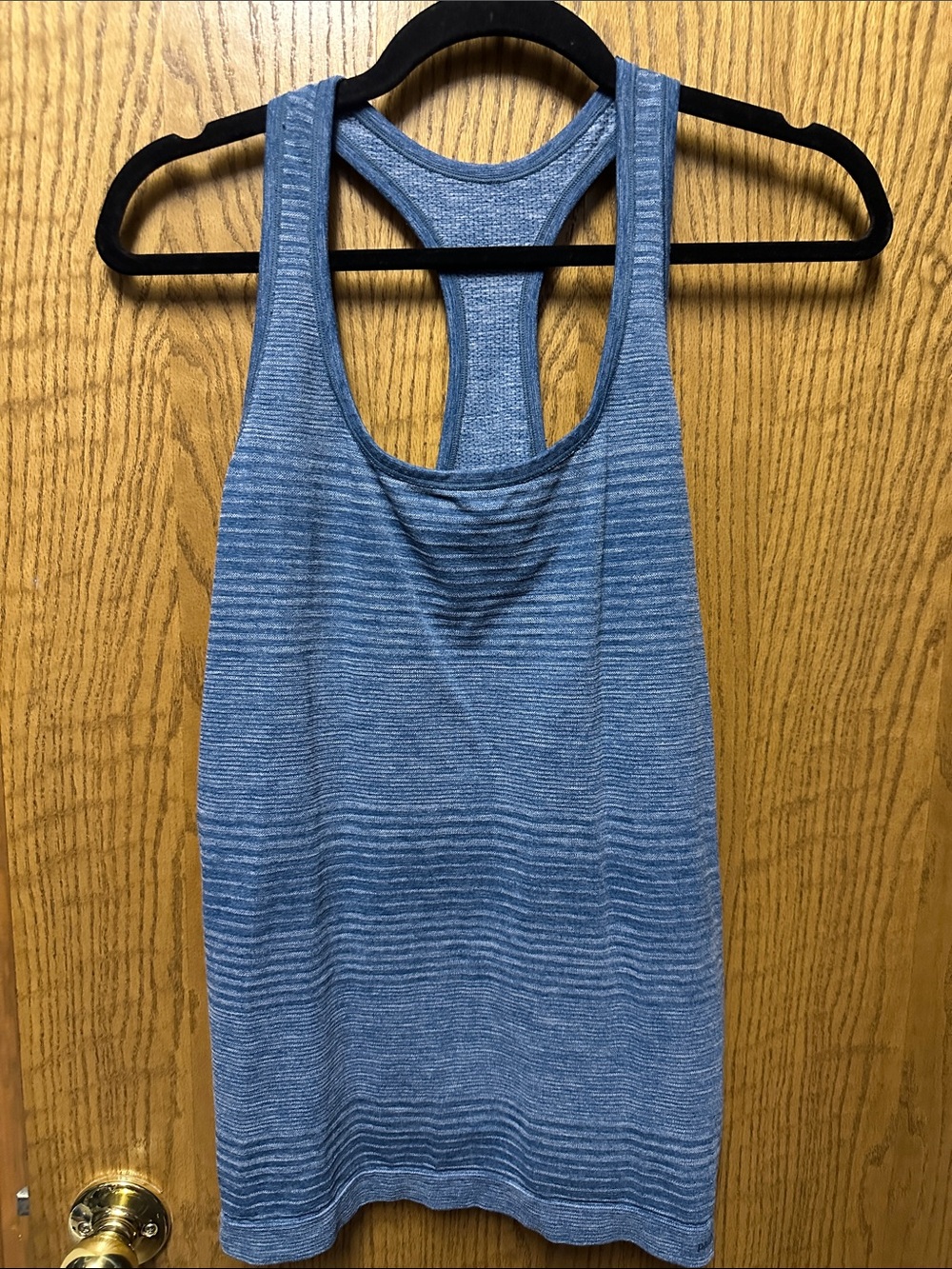Patagonia Blue Heathered Racerback Tank Top for Women